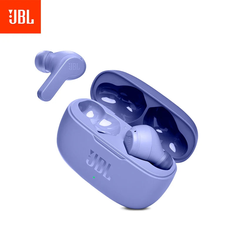 JBL W200TWS True Wireless Bluetooth Earphones with Mic – Charging Case