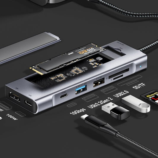 USB-C Docking Station Hub (6-in-1 / 8-in-1)
