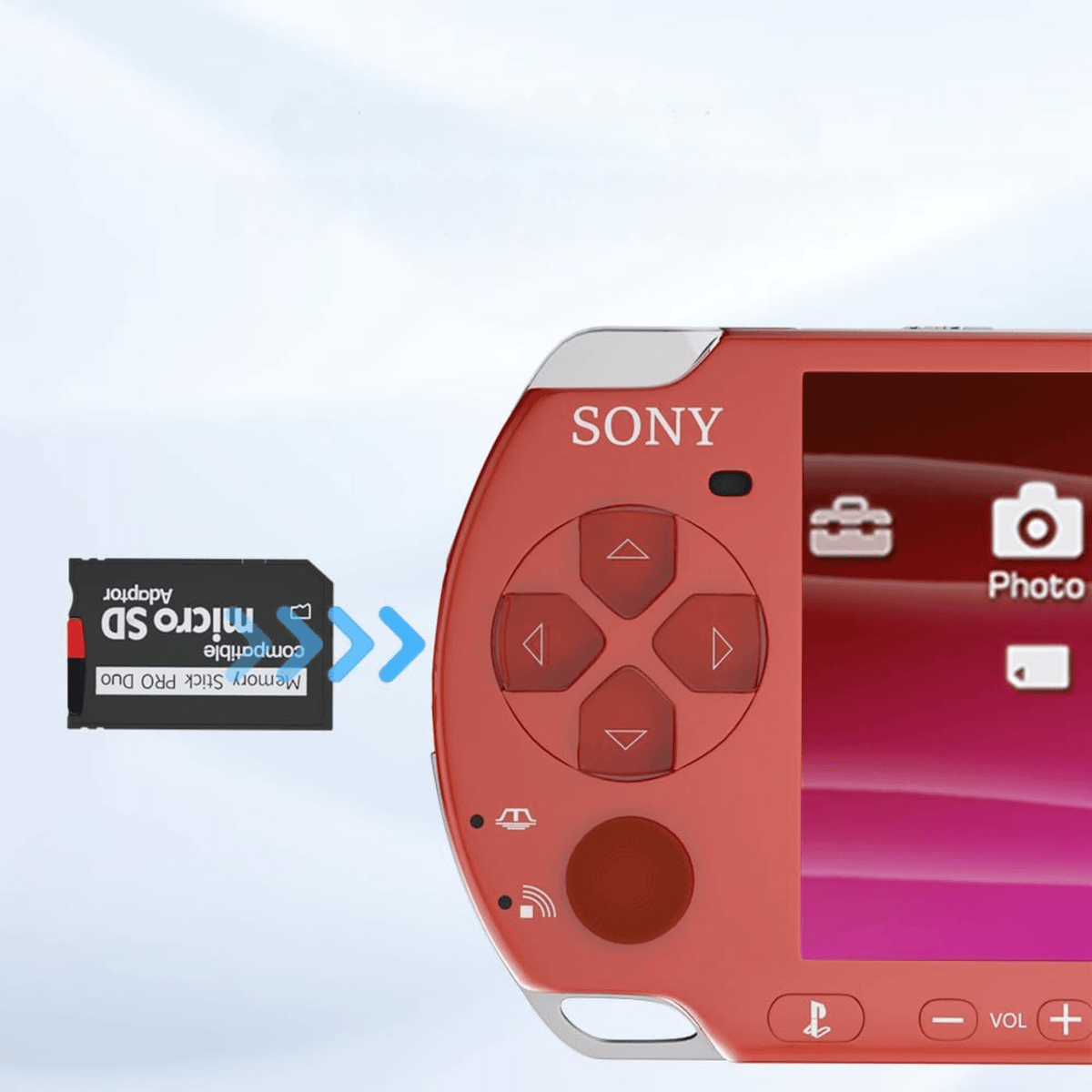 PSP Memory Card Adapter Micro SD to MS Pro Duo – Sony PSP 1000 2000 3000