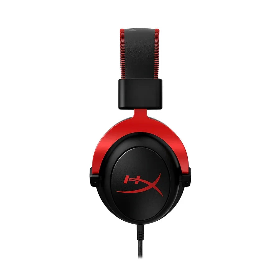 HyperX Cloud II Gaming Headset – Wired Stereo Over-Ear Mic for PC PS4 PS5 Red