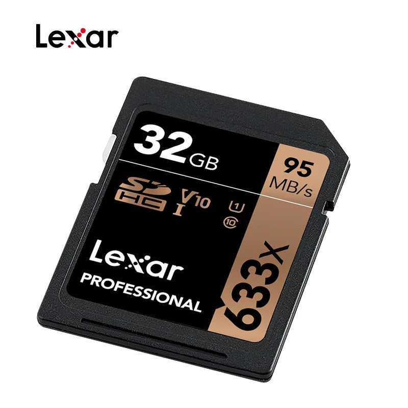 Lexar 633x 128GB SD Card – UHS-I Class 10 – Up to 95MB/s