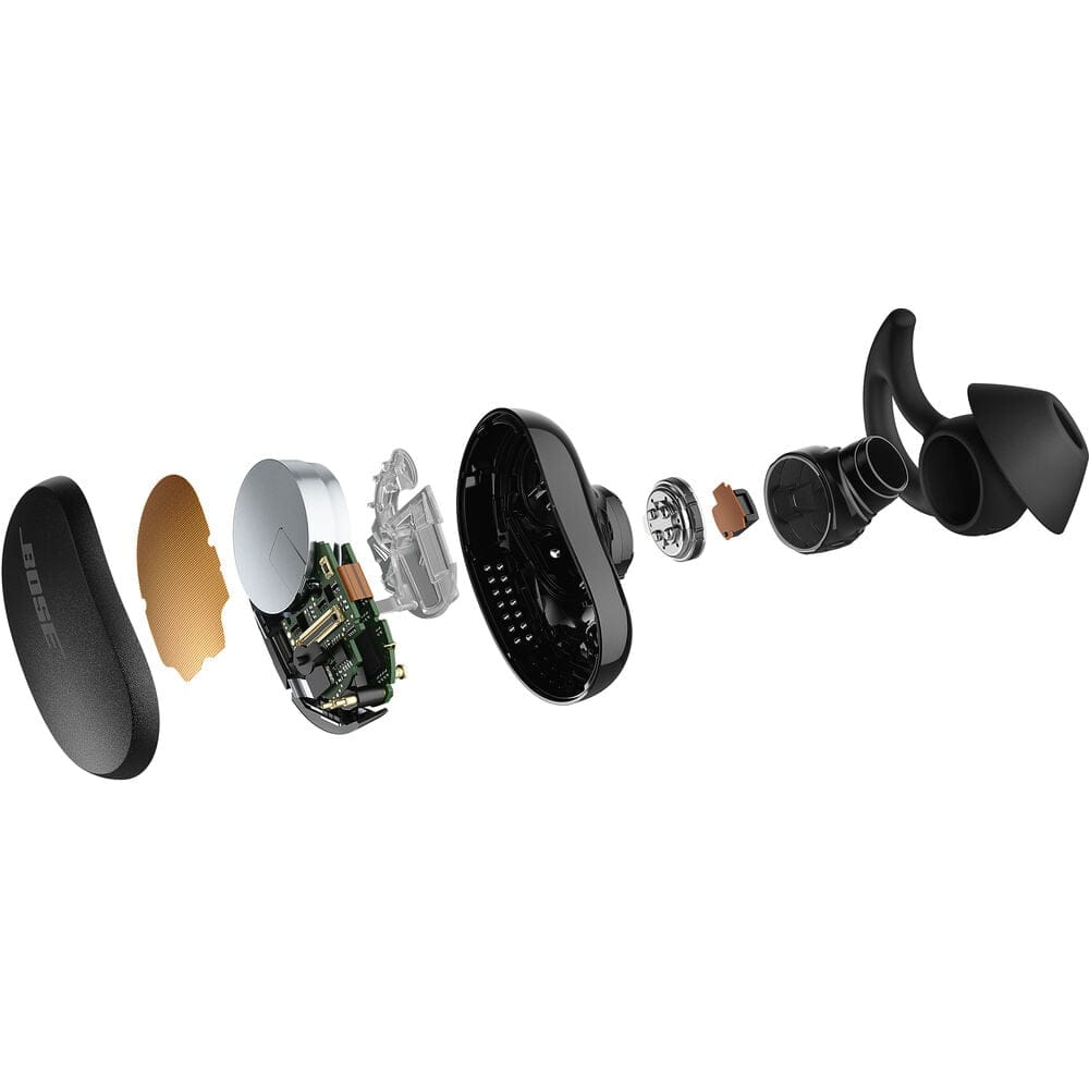 Bose QuietComfort True Wireless Earbuds – Noise Cancelling In-Ear Headphones Triple Black