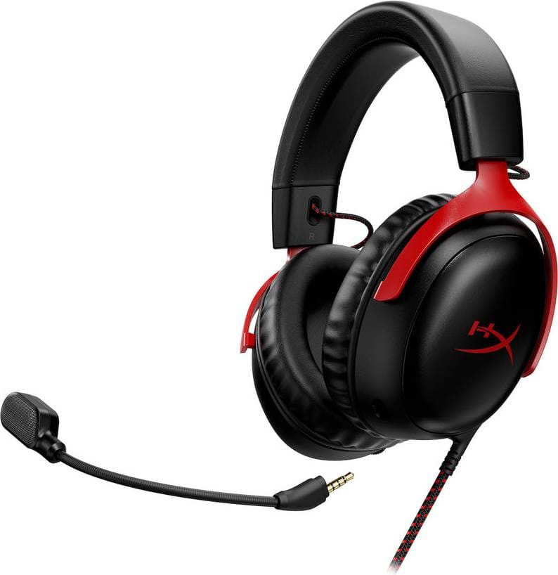 HyperX Cloud III Wired Gaming Headset – Black/Red