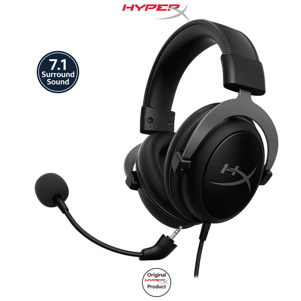 Gaming Headset HyperX Cloud III Wired | PC PS5 PS4 | Black