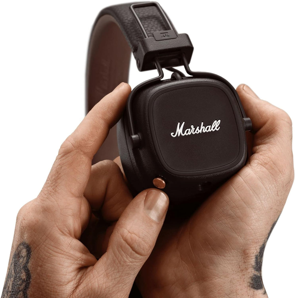 Marshall Major IV Wireless Bluetooth Headphones Brown