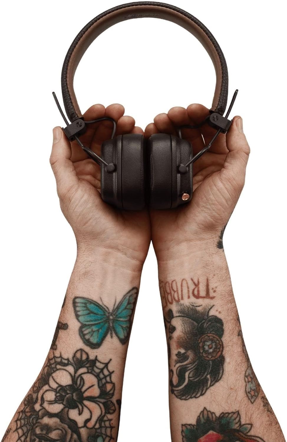 Marshall Major IV Wireless Bluetooth Headphones Brown