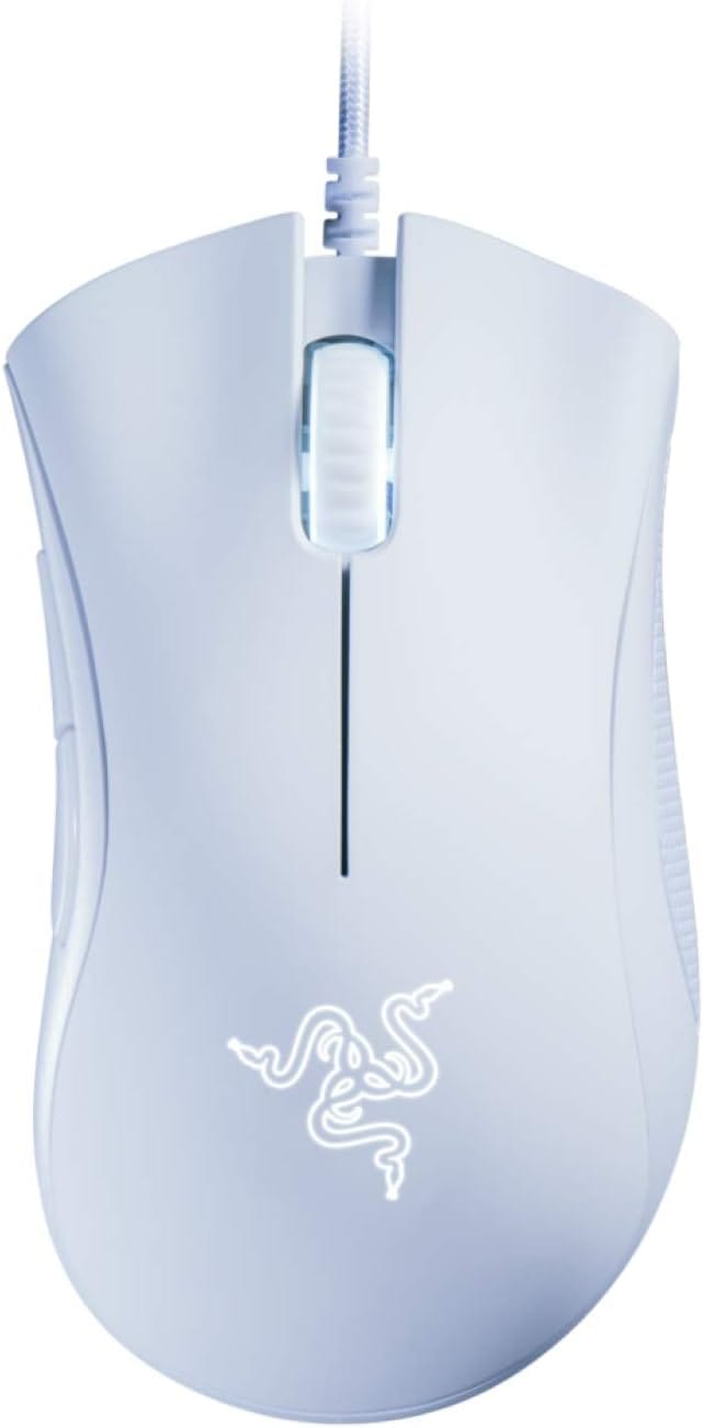 Razer DeathAdder Essential Wired Gaming Mouse – White