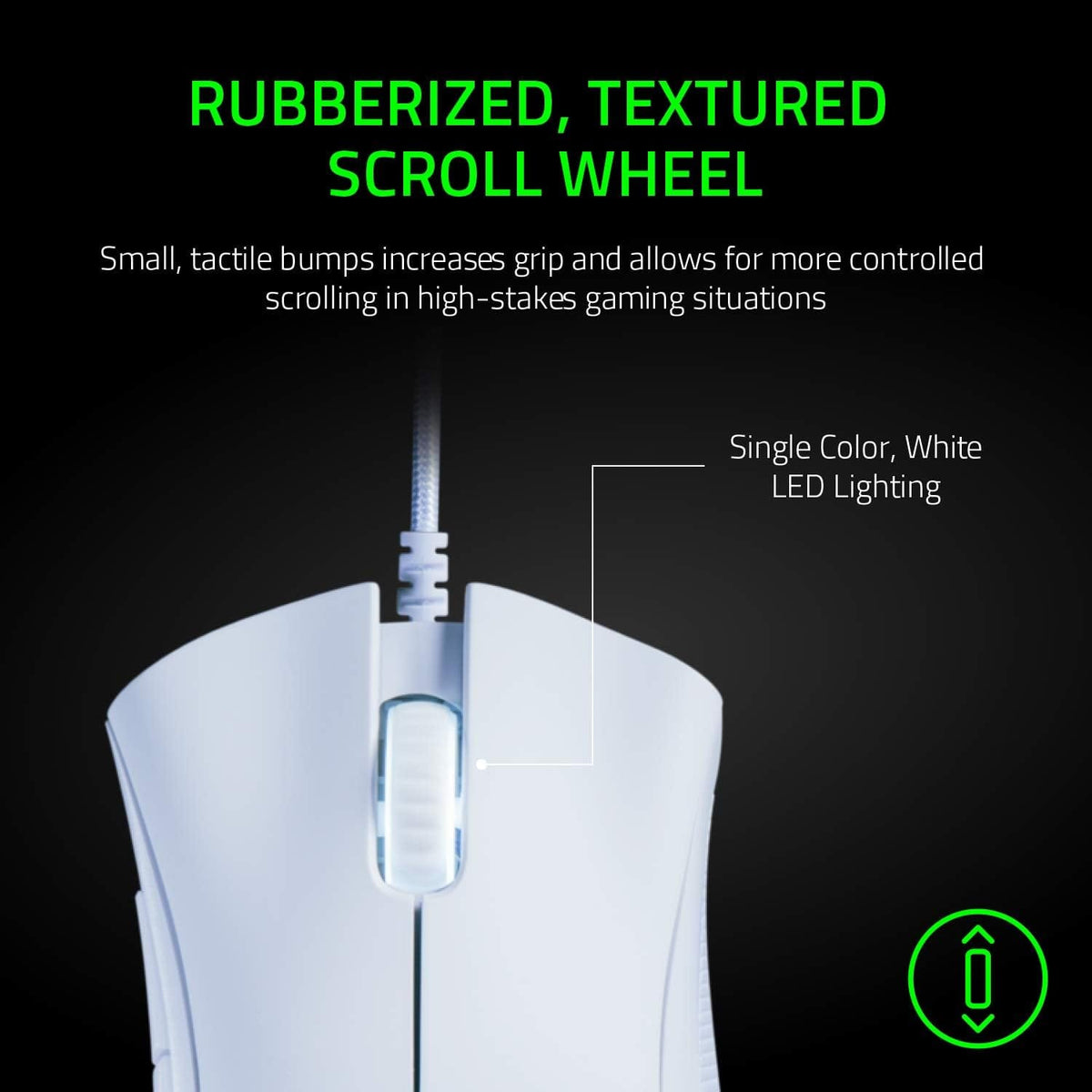 Razer DeathAdder Essential Wired Gaming Mouse – White