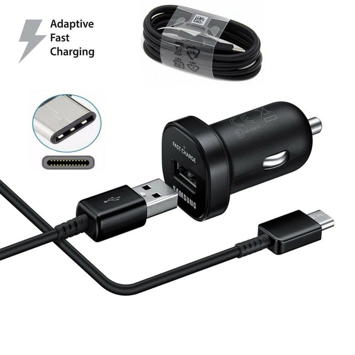 Samsung LN930 Fast USB Car Charger Set