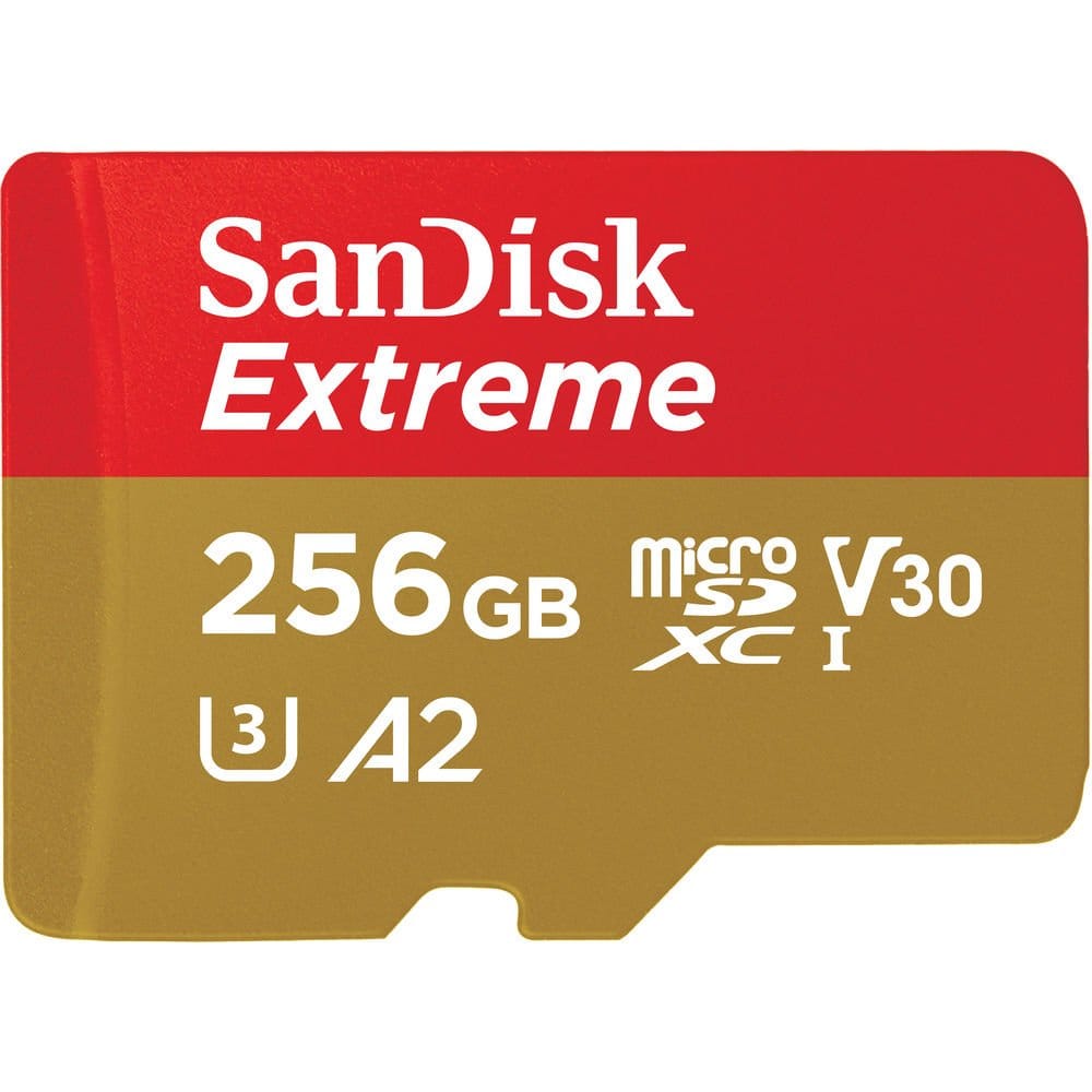 SanDisk Extreme 256GB UHS-I microSDXC Memory Card