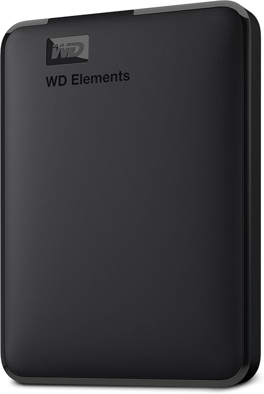 WD Elements 5TB Portable External Hard Drive – USB 3.0 – Black
