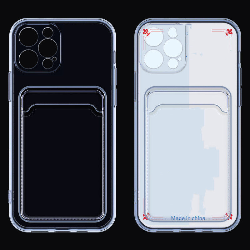 Transparent Anti-Yellowing Phone Case with Card Slot