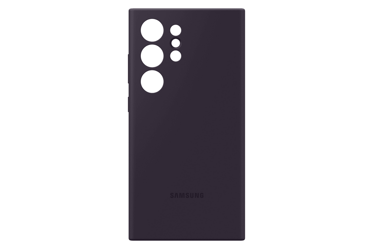 Official Samsung Galaxy S24 Ultra Silicone Case – Dark Violet