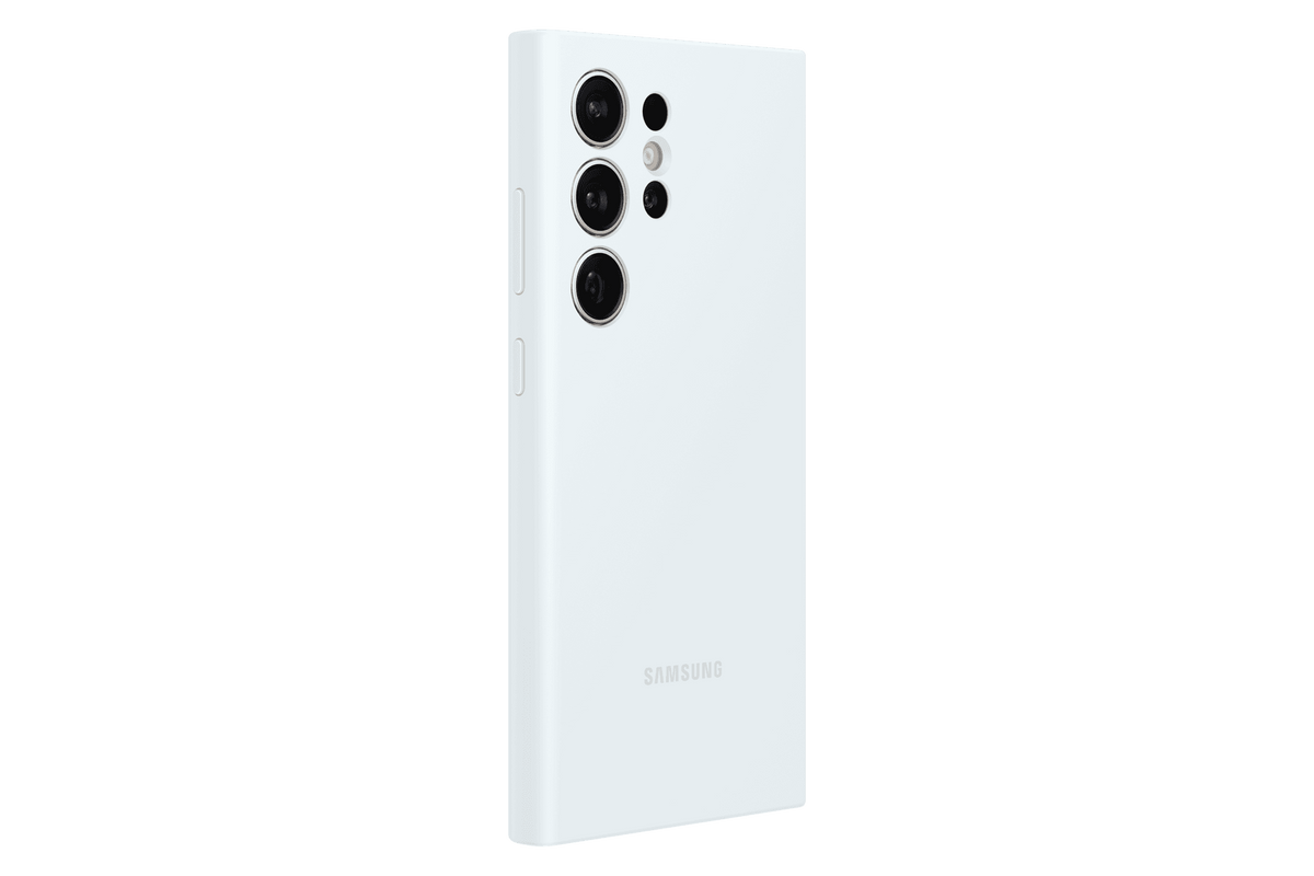 Official Samsung Galaxy S24 Ultra Silicone Case – White