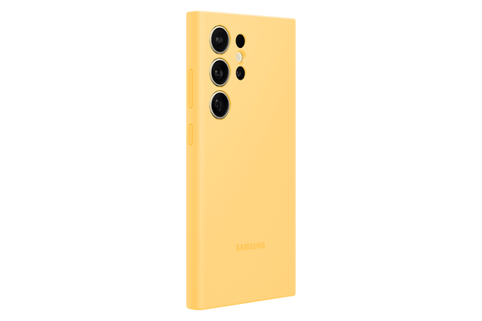 Official Samsung Galaxy S24 Ultra Silicone Case – Yellow