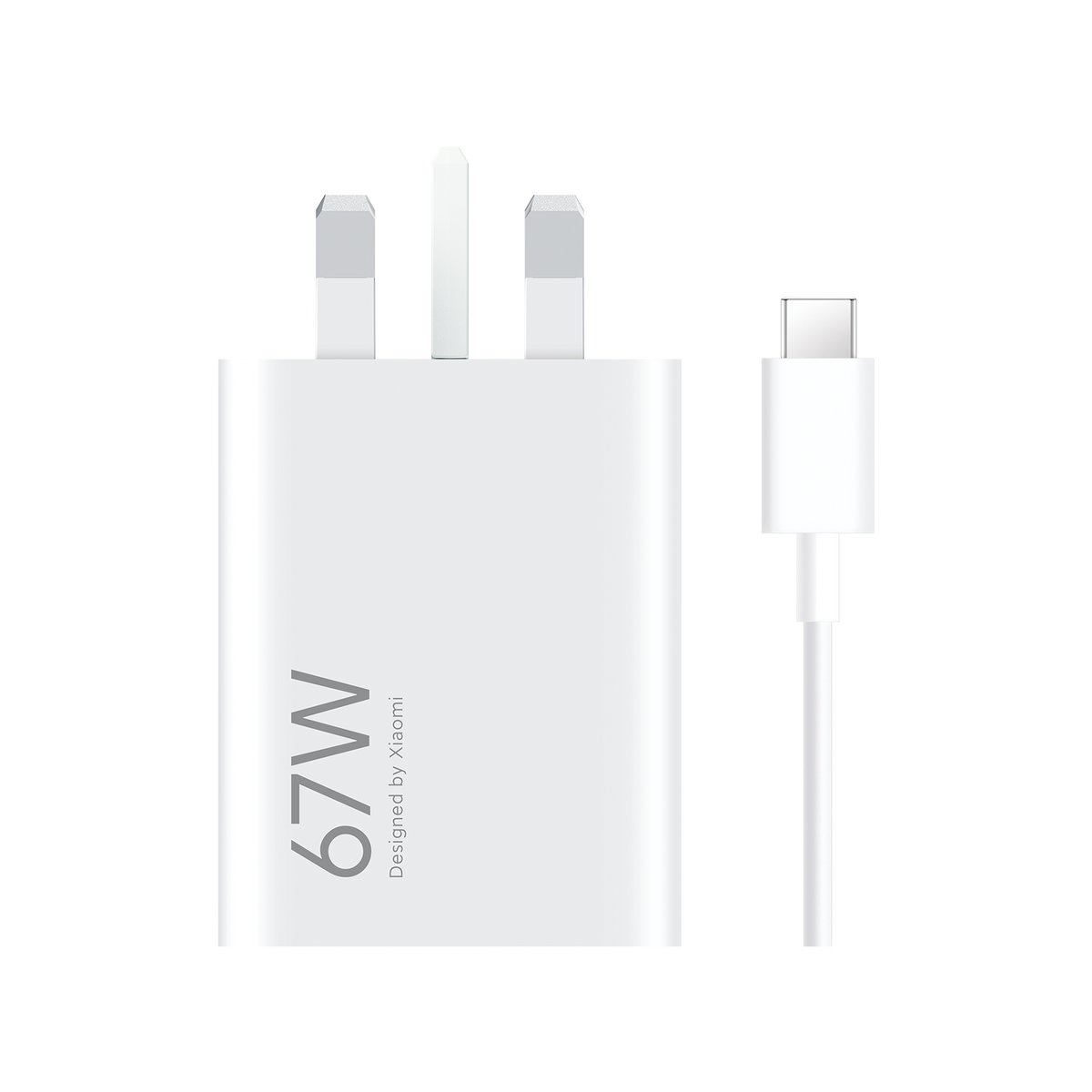 Official Xiaomi 67W HyperCharge Combo – UK Charger + USB-C Cable